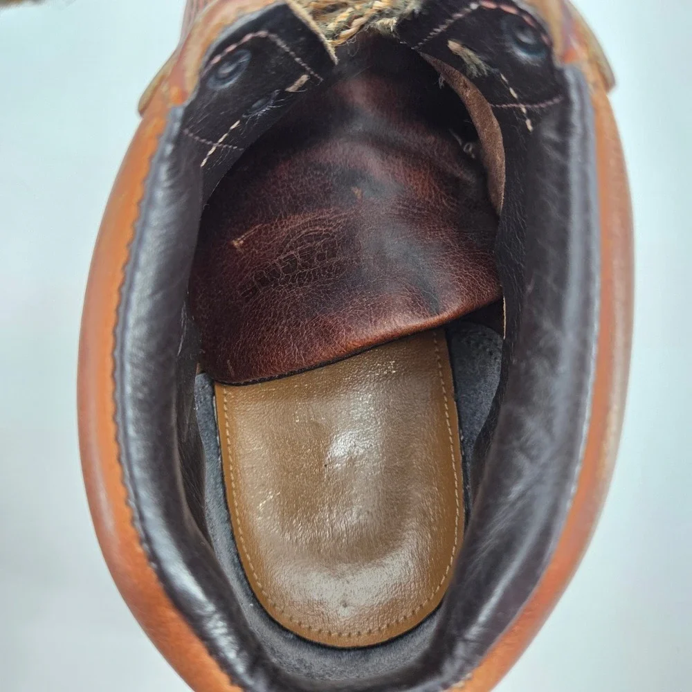 Dr. Martens 8287 Brown‎ Leather Monkey Boots Chunky Y2K Distressed Mens 7